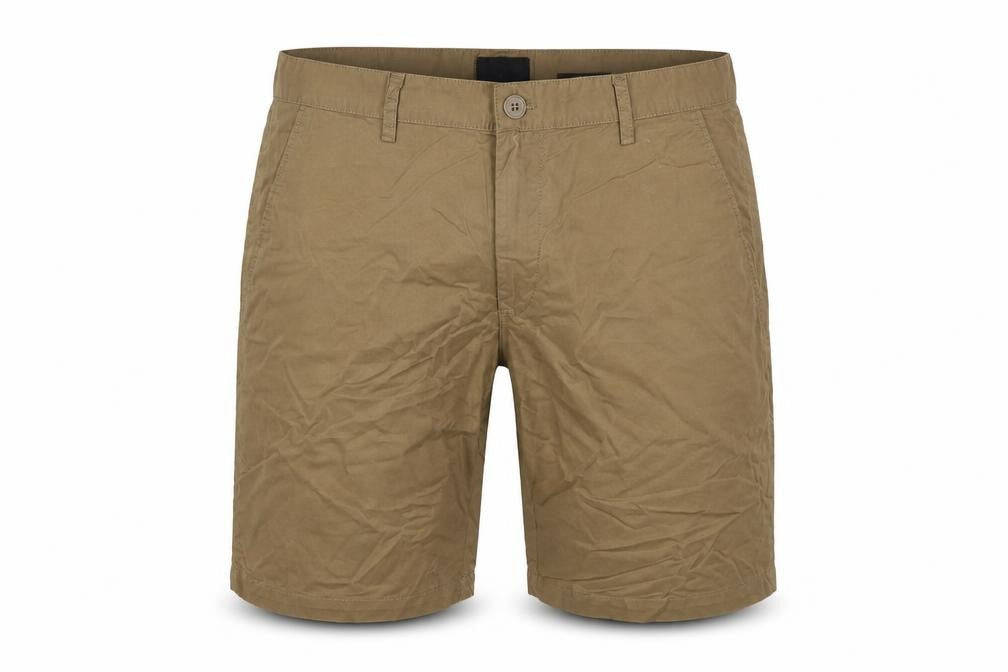 H&M Men’s Beige Slim Fit Chino Shorts W33 Cotton Stretch
