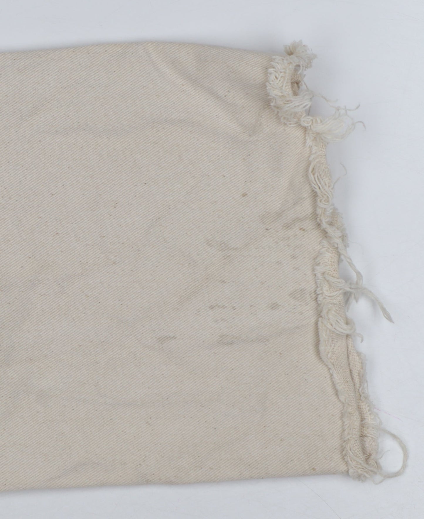 H&M Women Beige UK 6 High Rise Straight Raw Hem Cotton Jeans