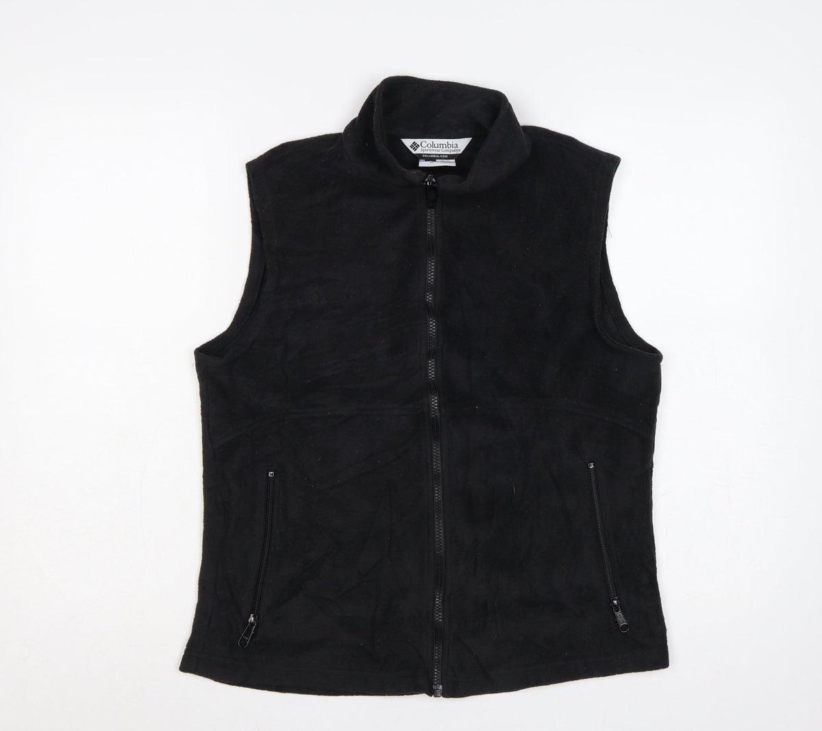 Columbia Women’s Black M Fleece Interchange Bodywarmer Zip Waistcoat