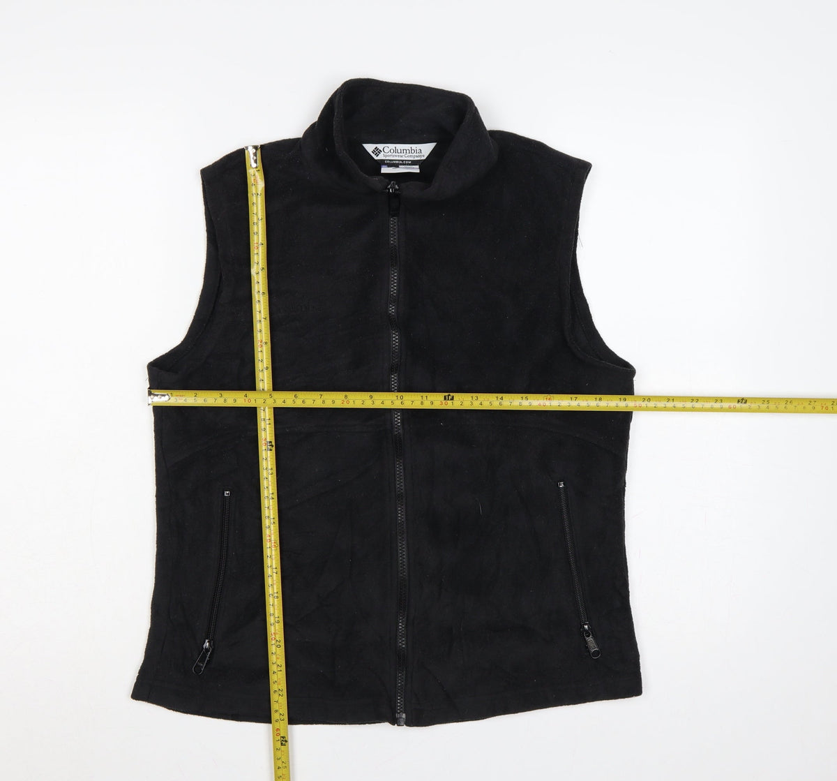 Columbia Women’s Black M Fleece Interchange Bodywarmer Zip Waistcoat