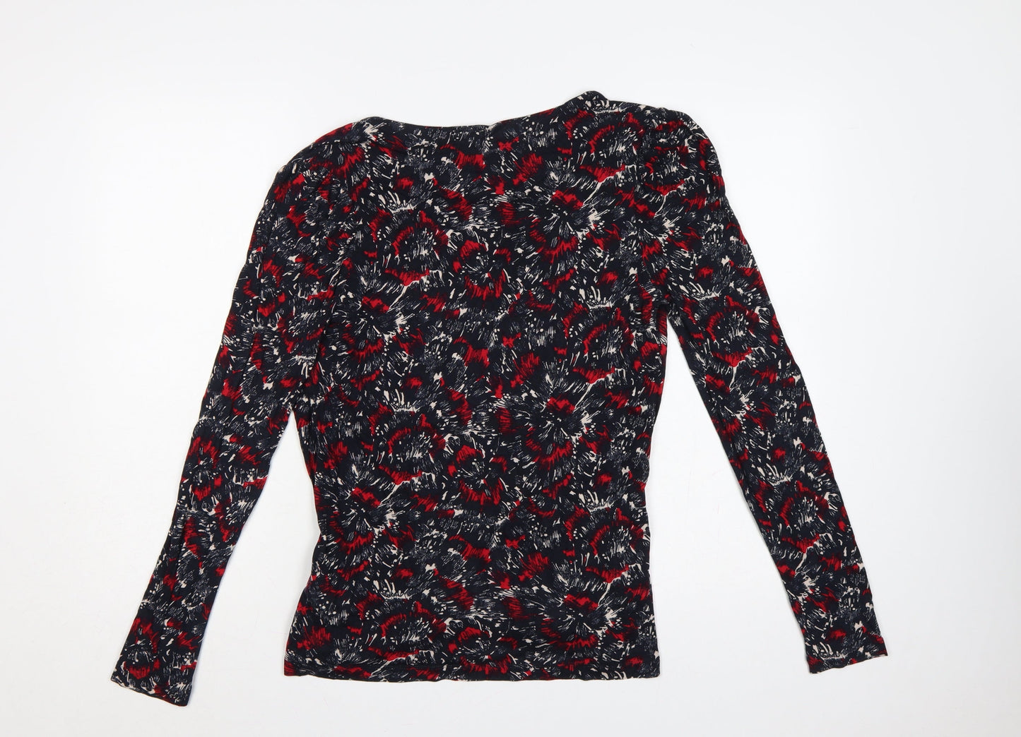 French Connection Women Multicoloured S Cowl Neck Long Sleeve Blouse