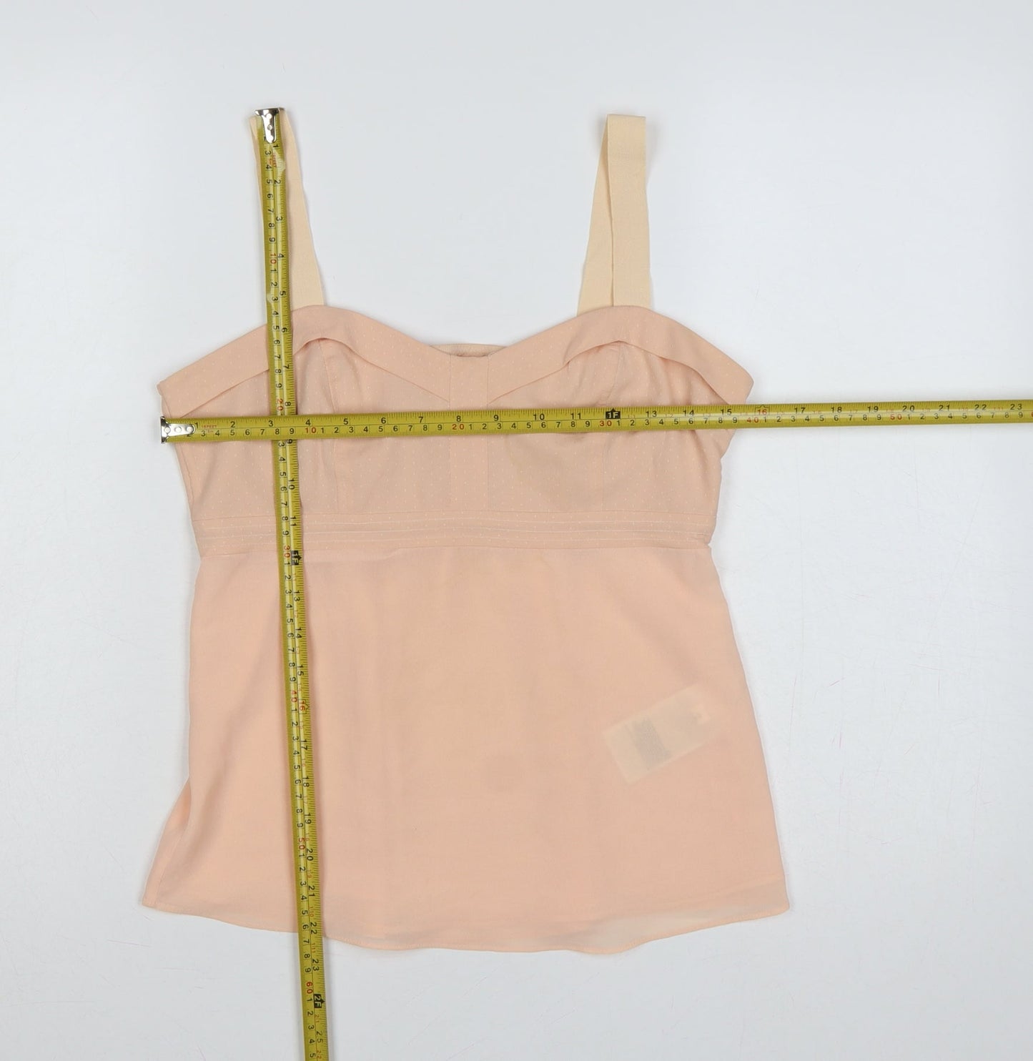 Gap Women Pink XS Sheer Chiffon Sweetheart Camisole Tank Top