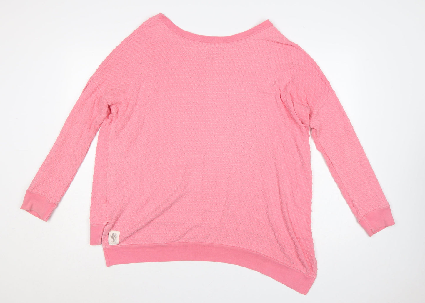 Postcard from Brighton Women’s Pink Textured Tunic Sweatshirt S