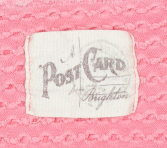 Postcard from Brighton Women’s Pink Textured Tunic Sweatshirt S