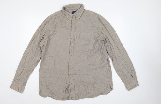 Polo Ralph Lauren Men's Brown Check XL Classic Button-Down Shirt
