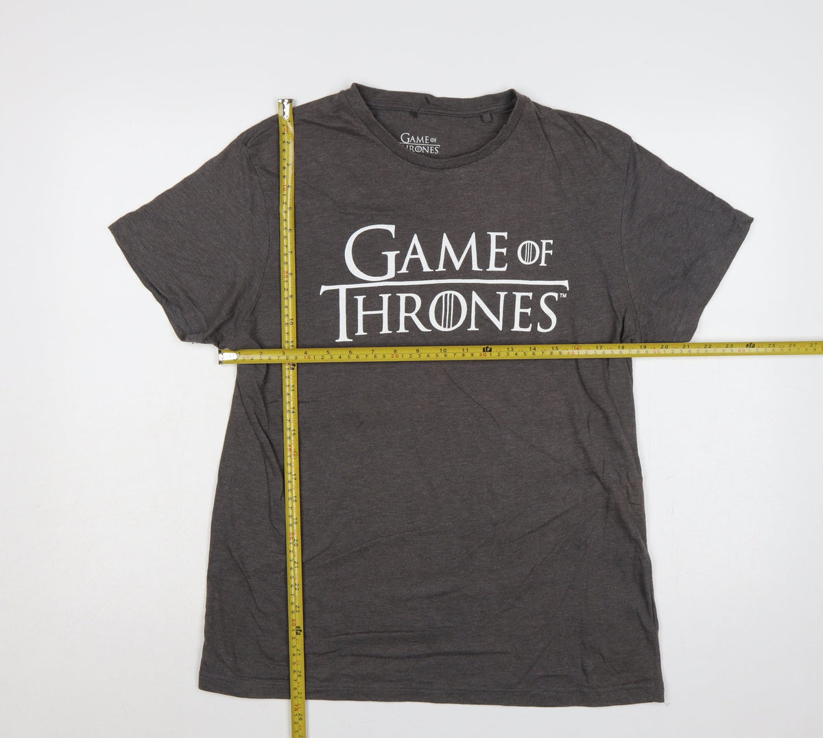 Cedarwood State Men’s Grey L Game of Thrones Logo Graphic T-Shirt