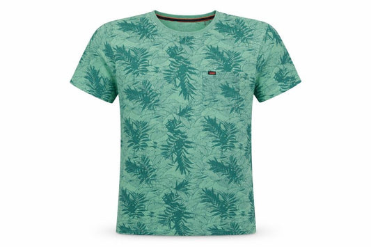 Superdry Men’s Green L Tropical Leaf Pocket Crew Neck T-Shirt