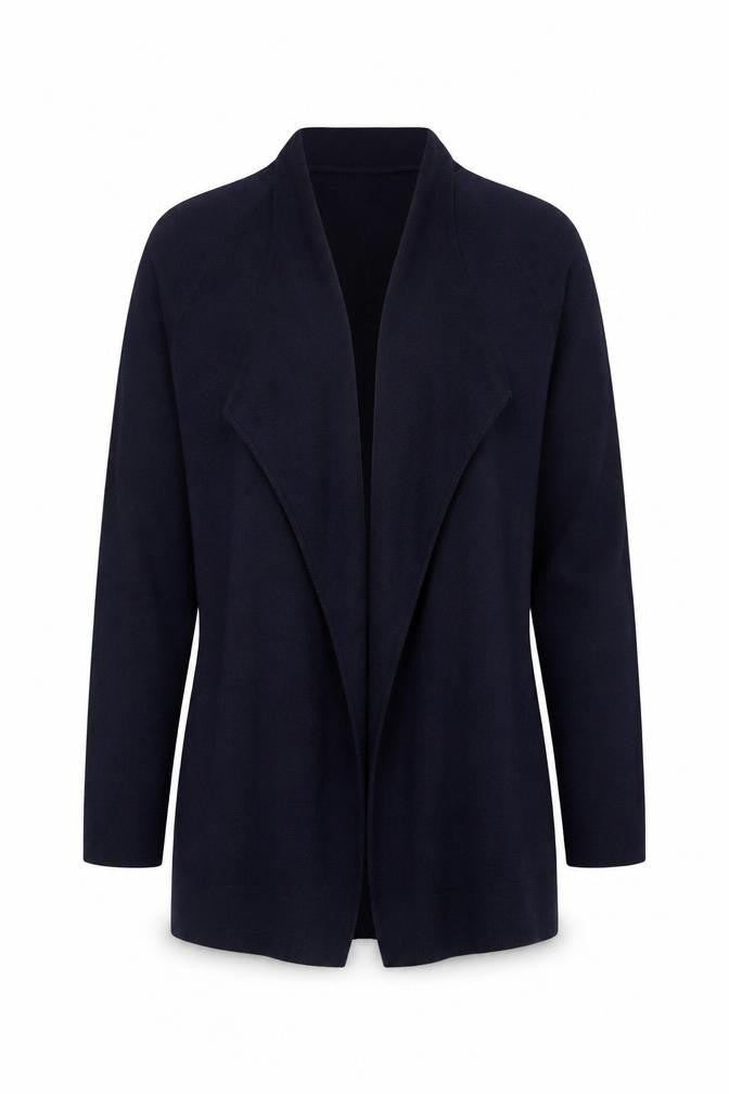 Max Studio Women’s Blue Merino Wool Open Cardigan Size M