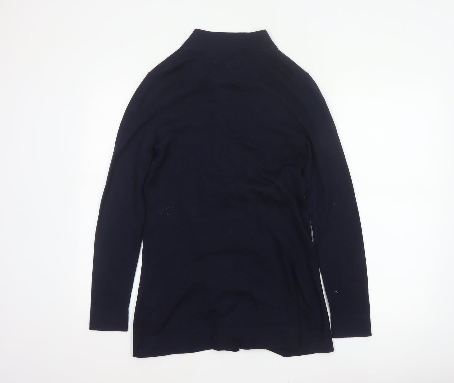 Max Studio Women’s Blue Merino Wool Open Cardigan Size M