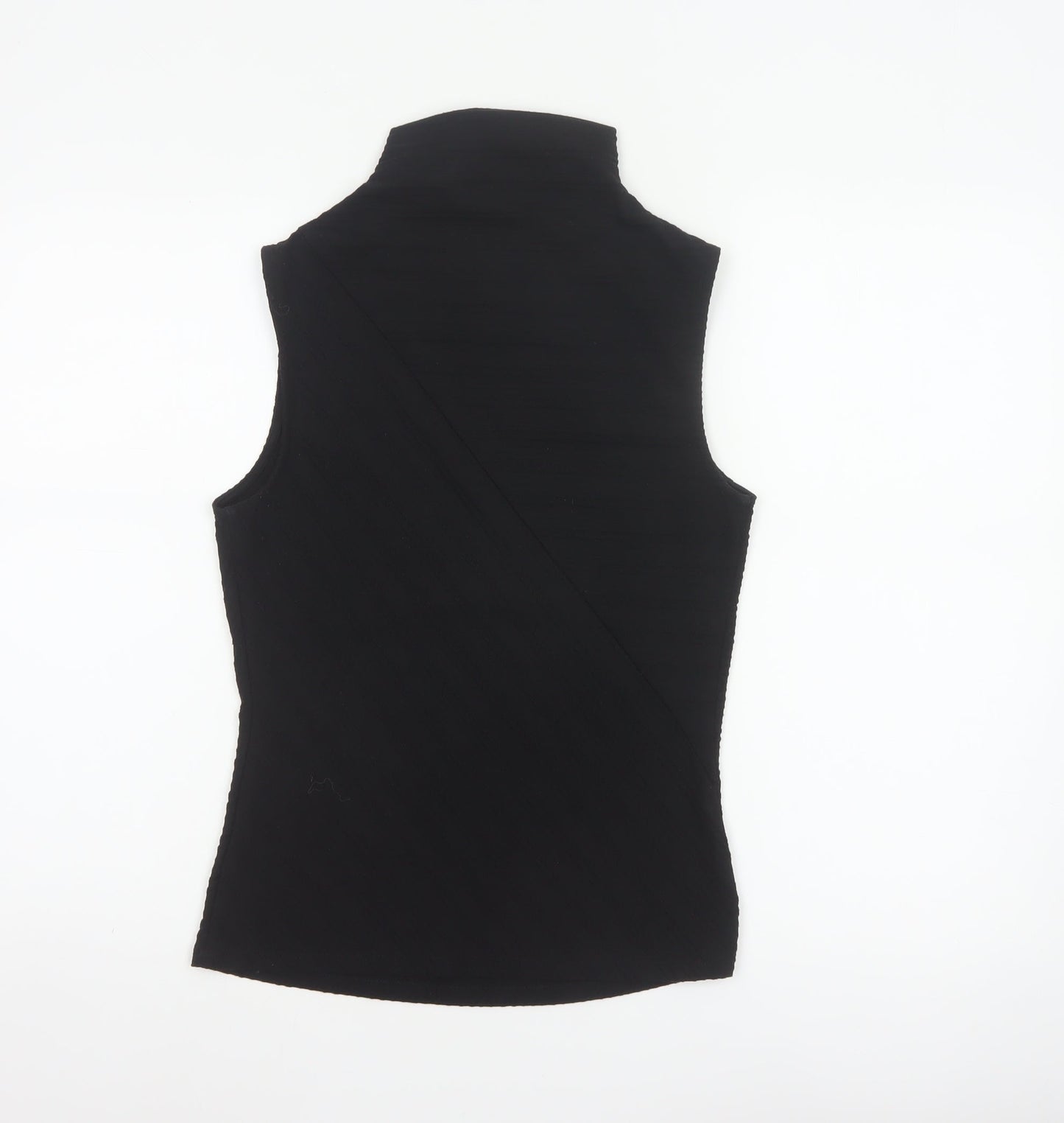 Michelle Keegan Women’s Black UK 8 High Neck Stretch Tank Top