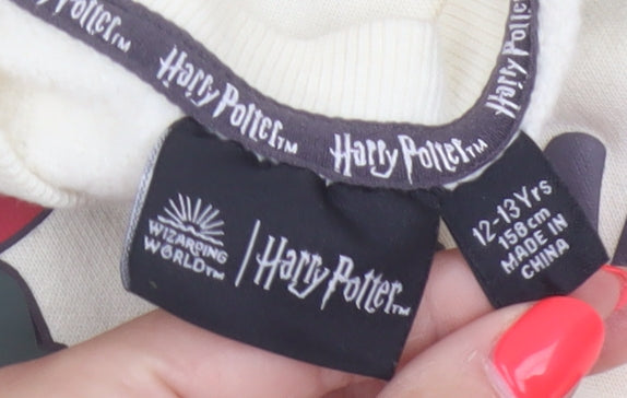 Additional view of Harry Potter girls’ ivory 12-13 years gryffindor graphic pullover sweatshirt