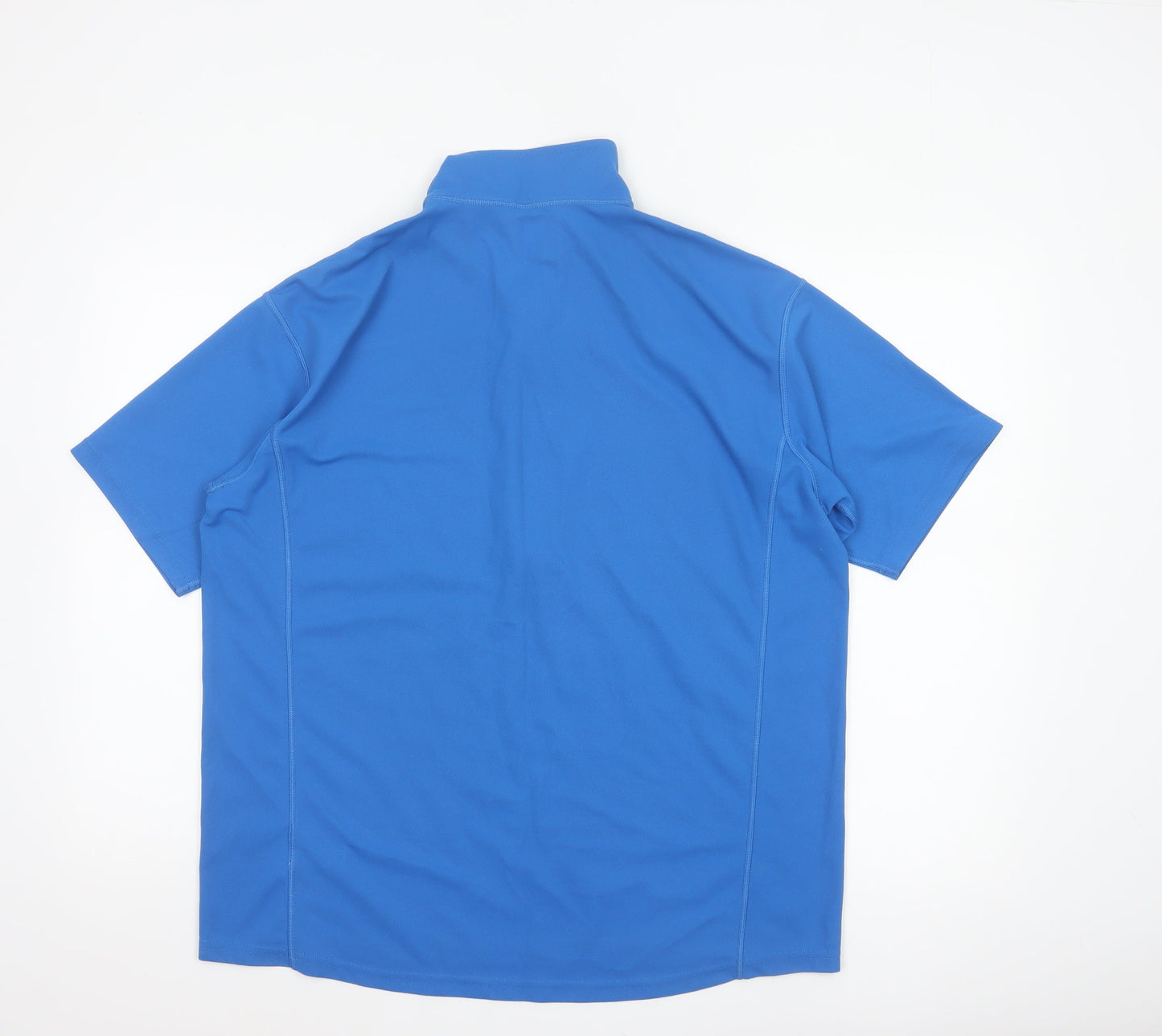Berghaus Men’s Blue L Tech T 1/4 Zip Short Sleeve Activewear Top