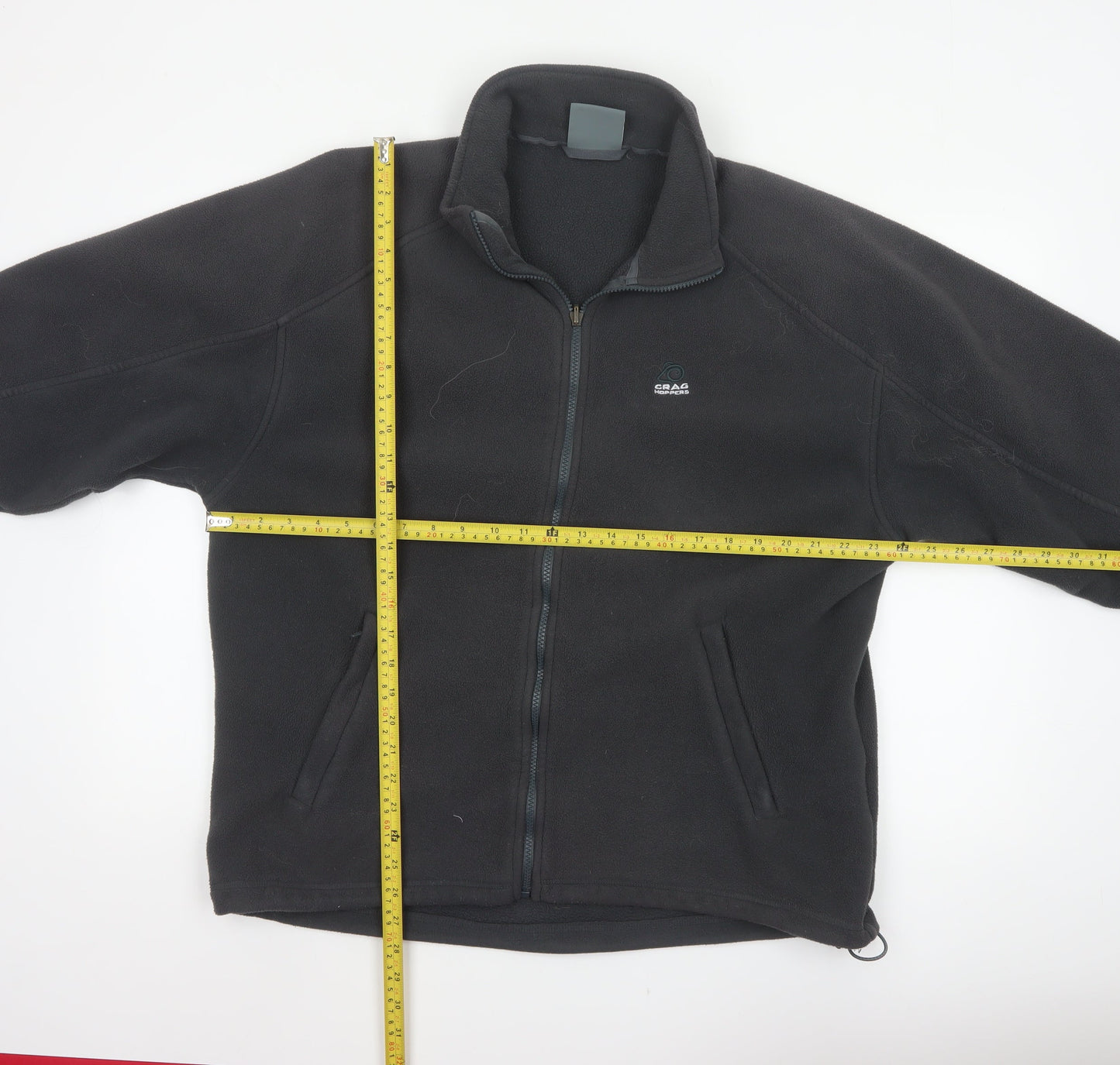 Craghoppers Men’s Black L Full Zip Fleece Basic Jacket Outdoor