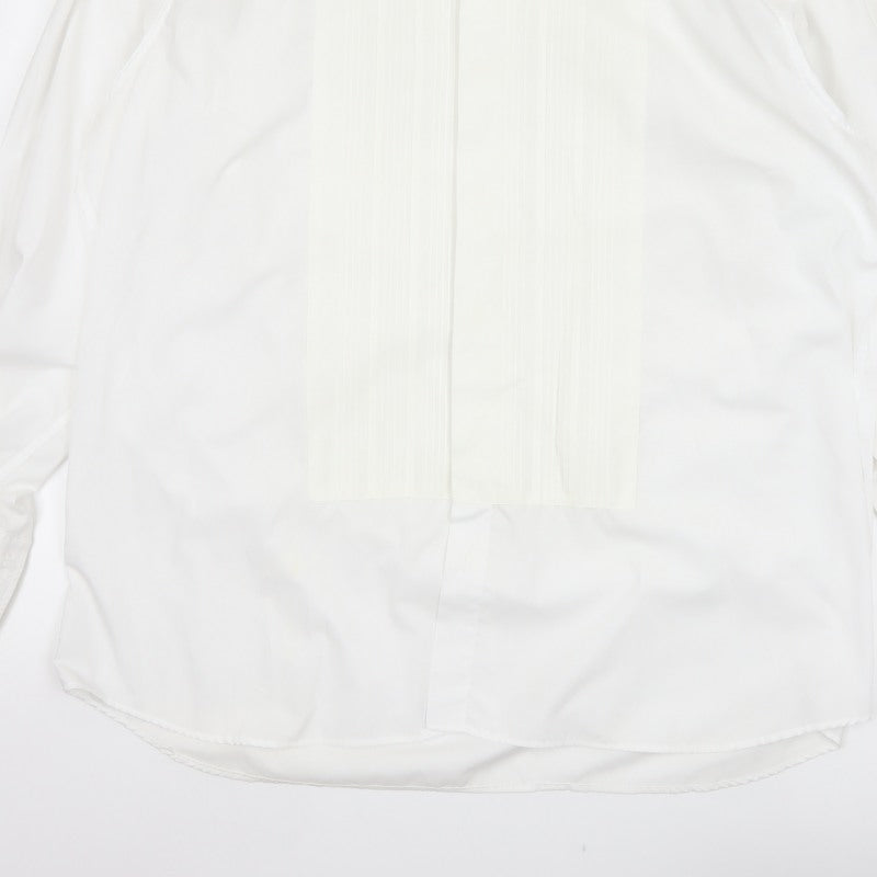 Occasion Men’s Ivory 17 Wing Collar Pleated Formal Dress Shirt