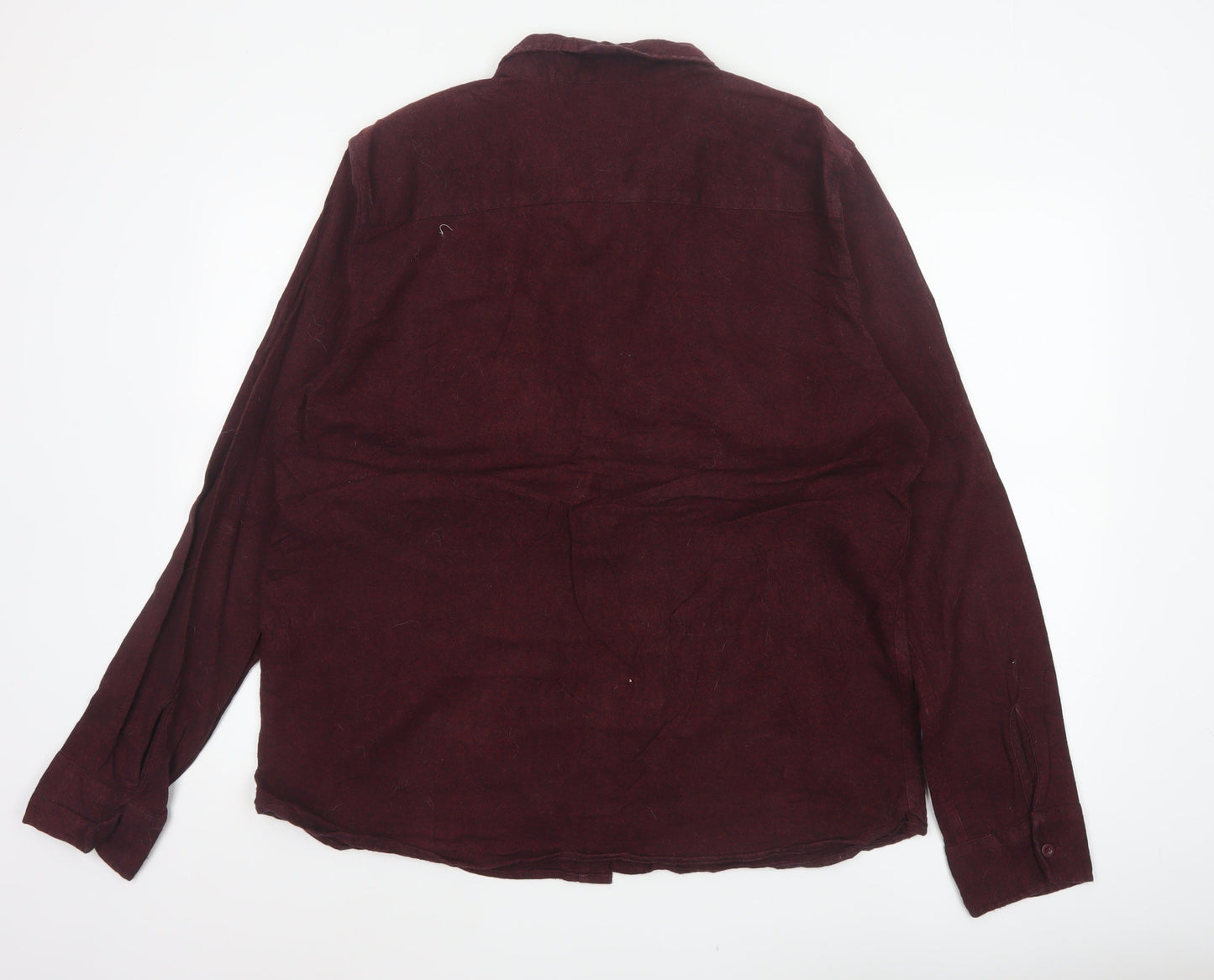 Mountain Warehouse Men’s Red XL Corduroy Button-Up Long Sleeve Shirt