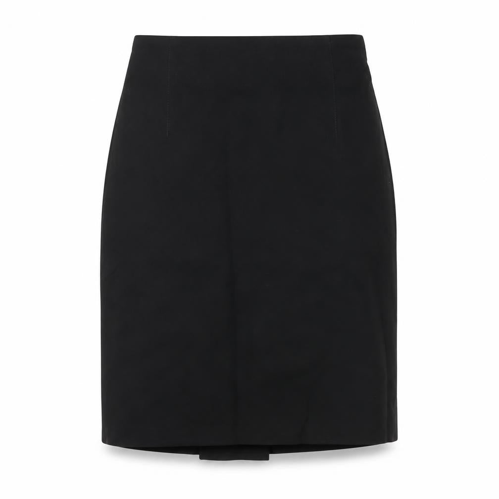 St Michael Women Black UK 14 Pure Wool Pencil Knee Length Skirt
