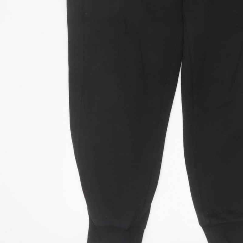 Additional view of Puma Men’s Black M Jogger Sweatpants Logo Elastic Waist Cuffed