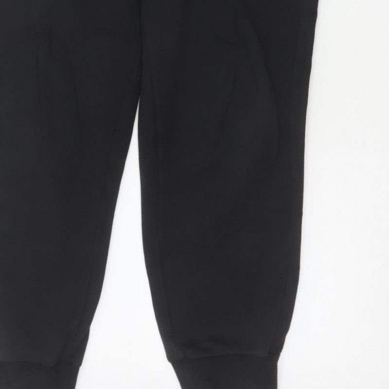 Additional view of Puma Men’s Black M Jogger Sweatpants Logo Elastic Waist Cuffed