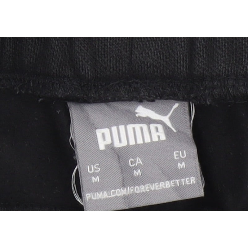 Additional view of Puma Men’s Black M Jogger Sweatpants Logo Elastic Waist Cuffed