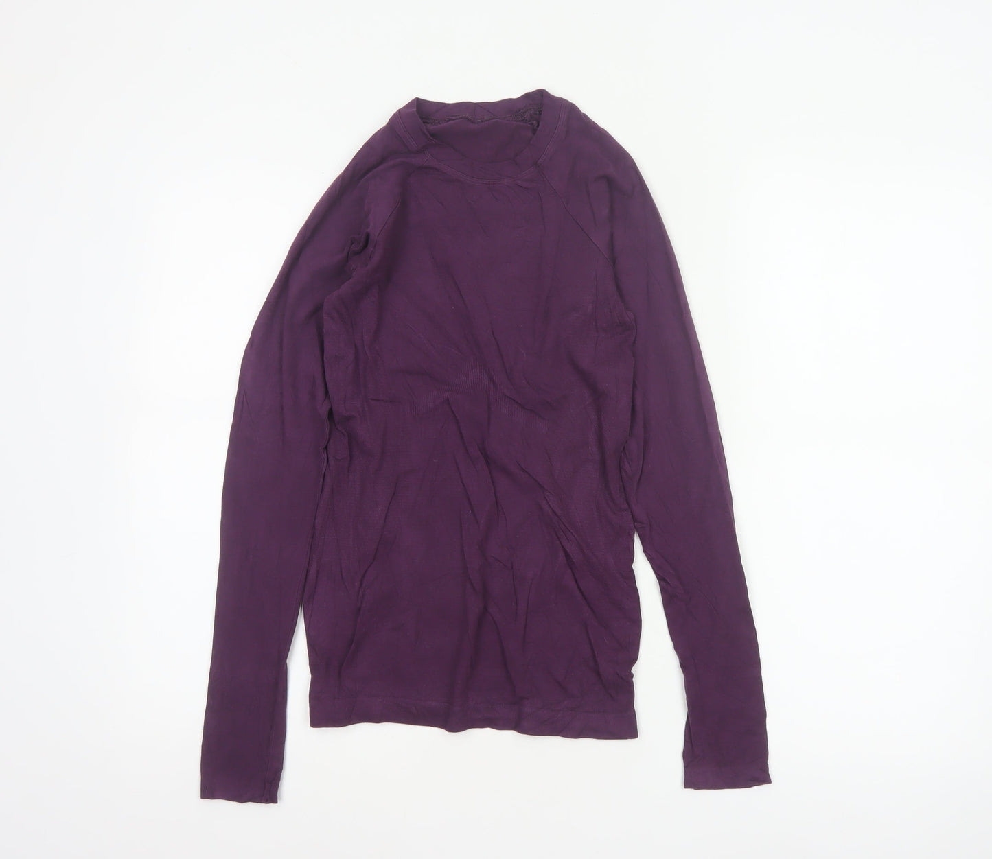 Sweaty Betty Women Purple S Bamboo Blend Long Sleeve Gym Top