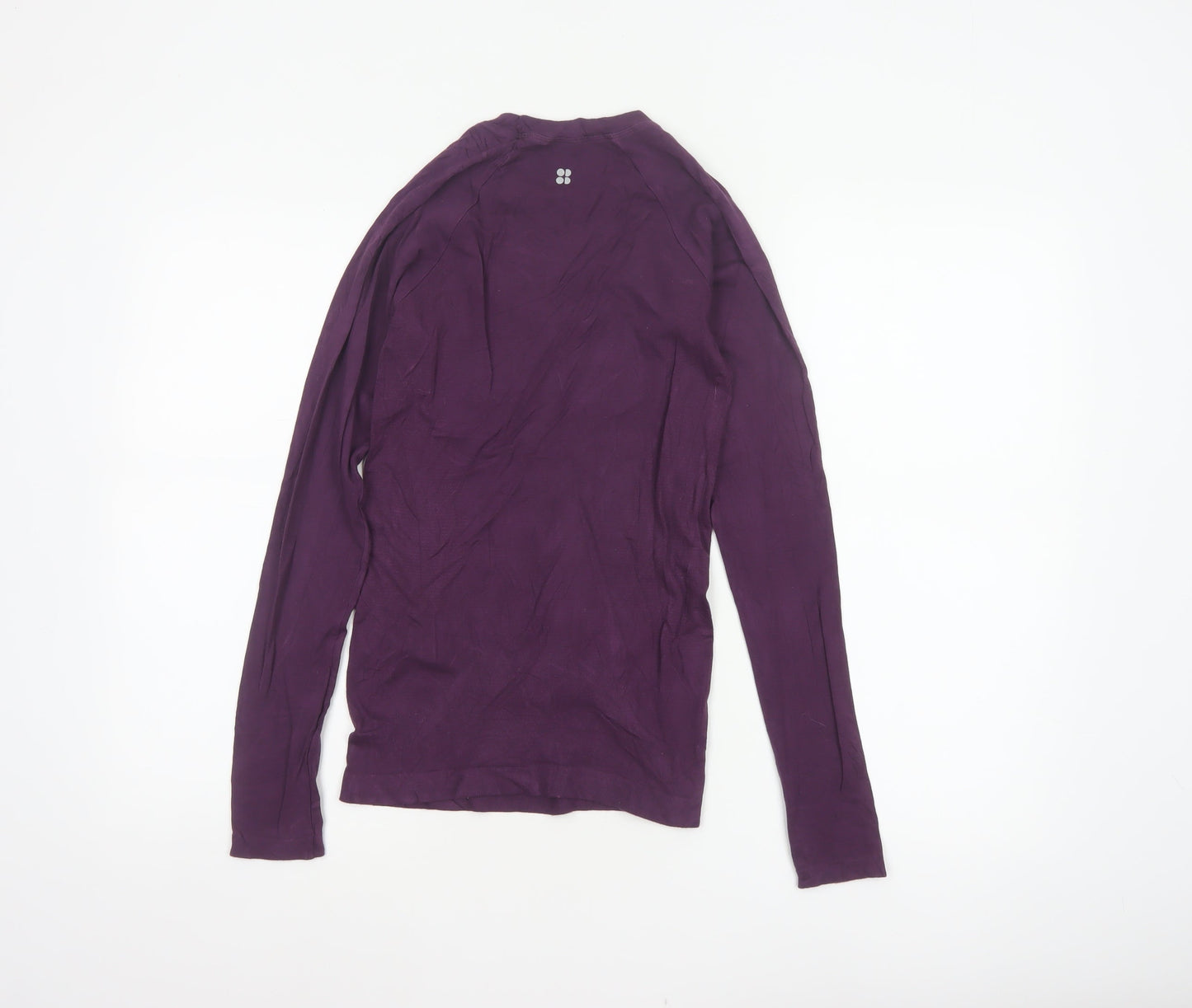 Sweaty Betty Women Purple S Bamboo Blend Long Sleeve Gym Top