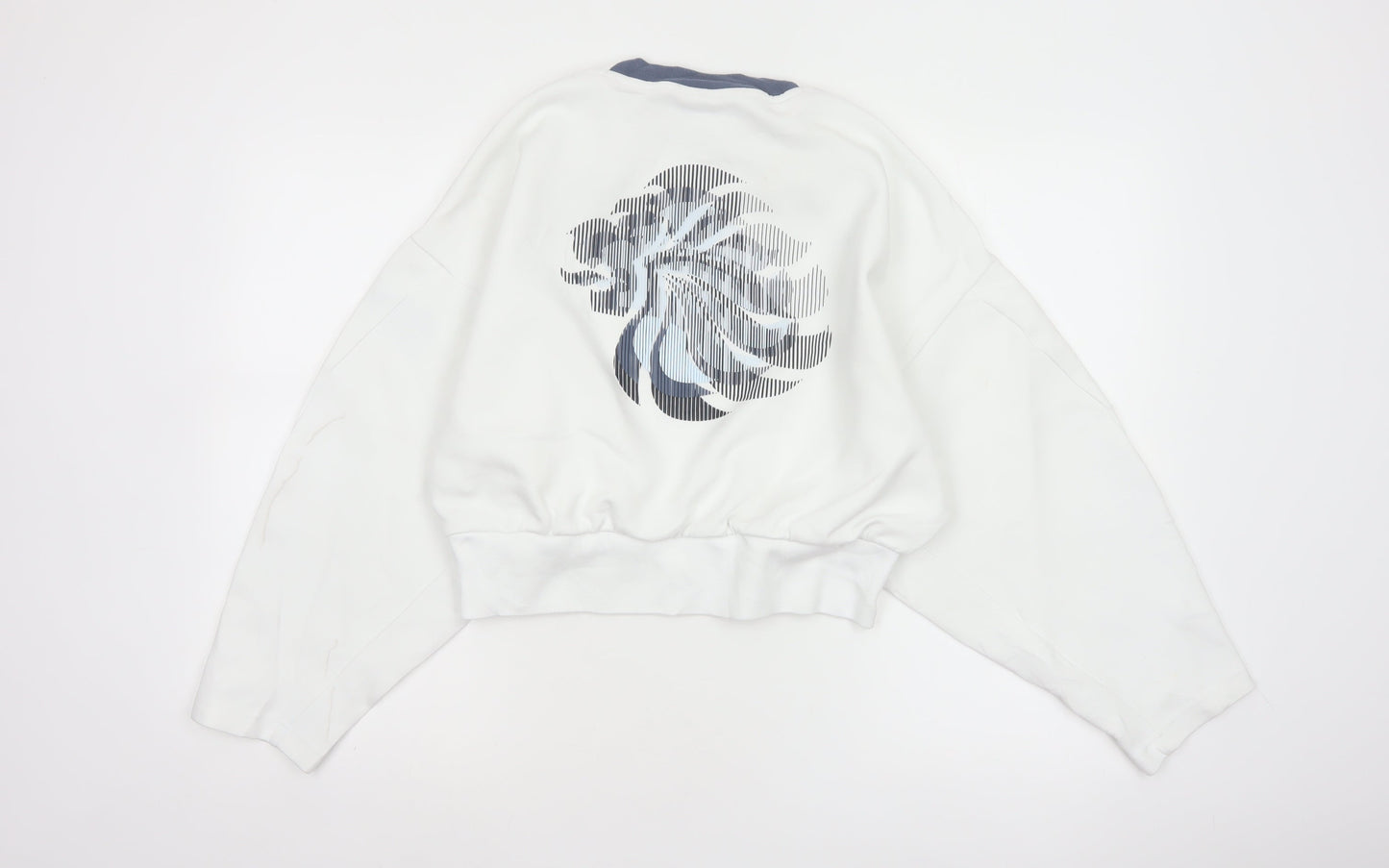 Adidas Women’s White S Team GB Olympic Graphic Pullover Sweatshirt