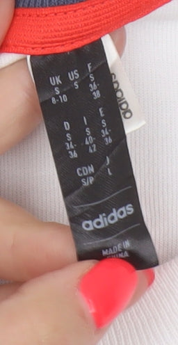 Adidas Women’s White S Team GB Olympic Graphic Pullover Sweatshirt