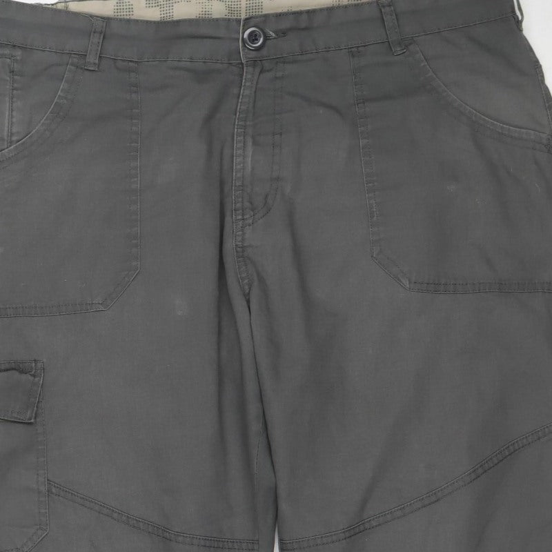 Additional view of TOG24 Men’s Grey Cargo Trousers L 36in Regular Straight Leg Pockets