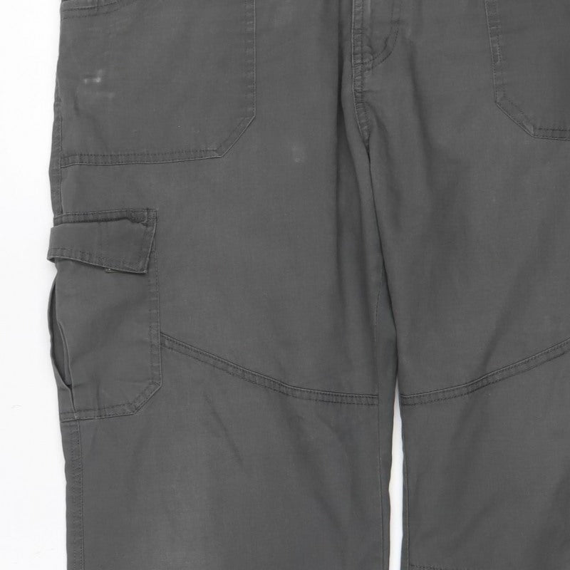 Additional view of TOG24 Men’s Grey Cargo Trousers L 36in Regular Straight Leg Pockets