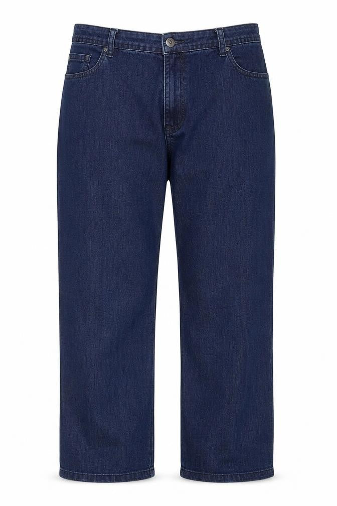 BM Essentials Women’s Blue Size 14 Straight Stretch Denim Jeans