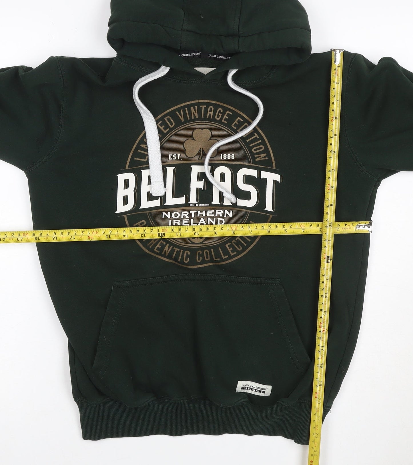 Irish Connexxion Men’s Green S Belfast Northern Ireland Graphic Hoodie
