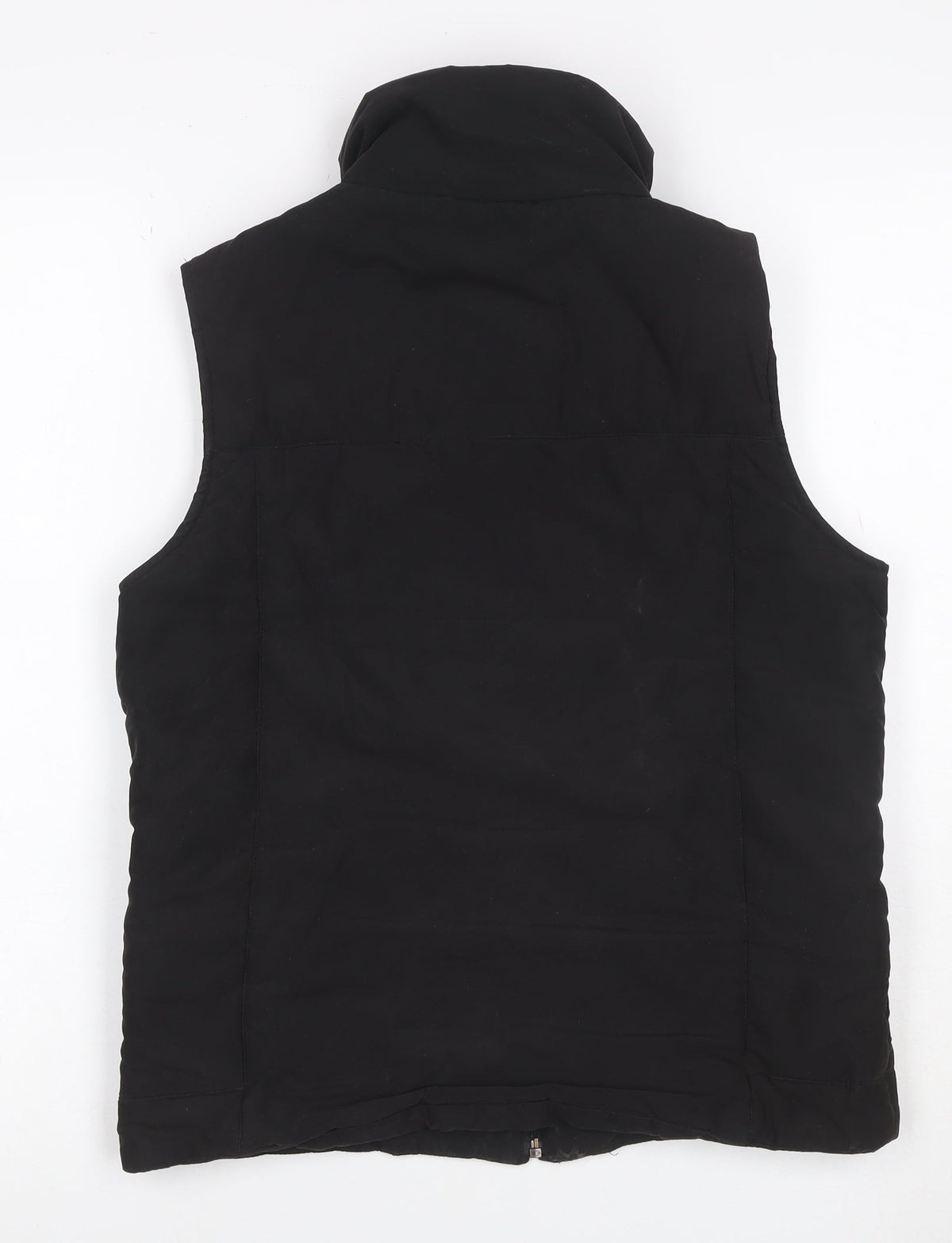 Dorothy Perkins Women Black Size 8 Padded Zip Puffer Waistcoat