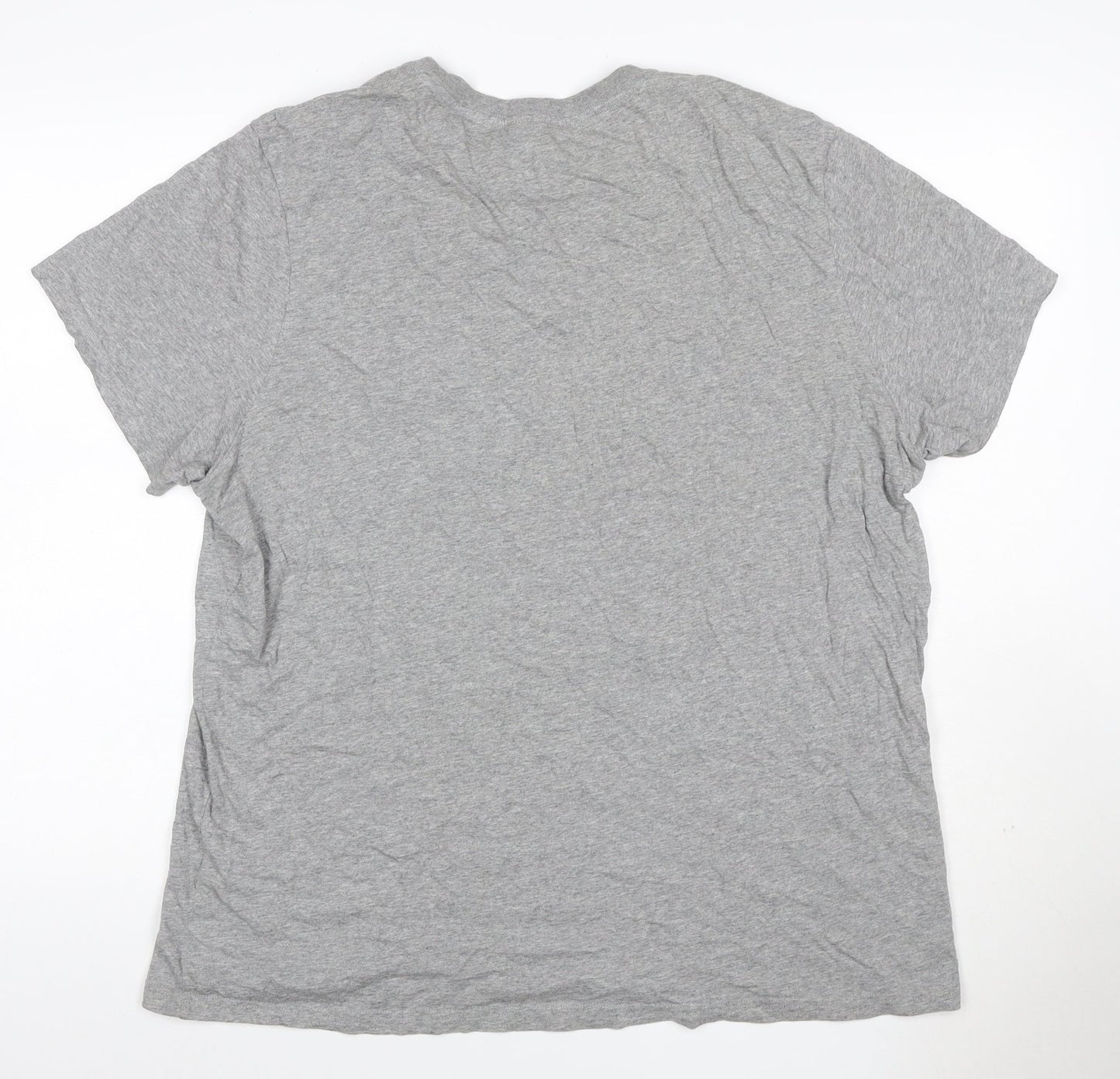 The North Face Men’s Grey XL Logo Graphic Short Sleeve Crew Neck T-Shirt