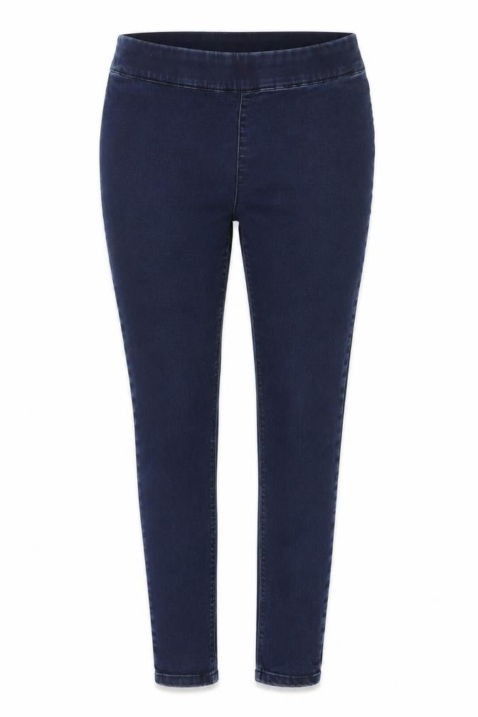 Marks & Spencer Women Blue UK 12 Skinny Stretch Jeggings Dark Wash Denim