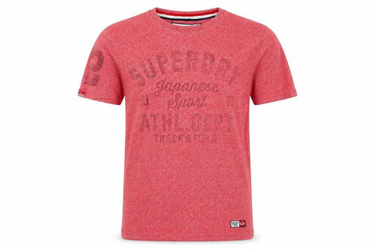 Superdry Men’s Red M Track & Field Graphic Print Crew Neck T-Shirt