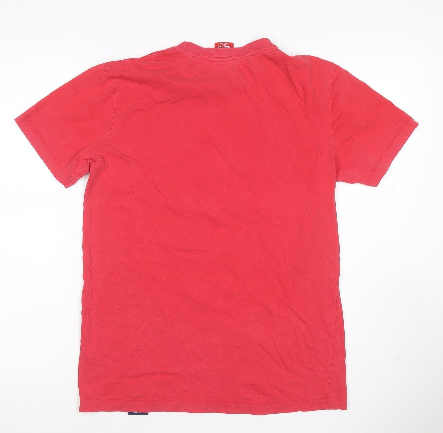 England Men’s Red M England Graphic Crew Neck Short Sleeve T-Shirt