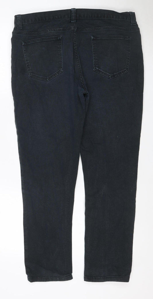 Denim Co. Men's Black W36 L30 Skinny Stretch Jeans