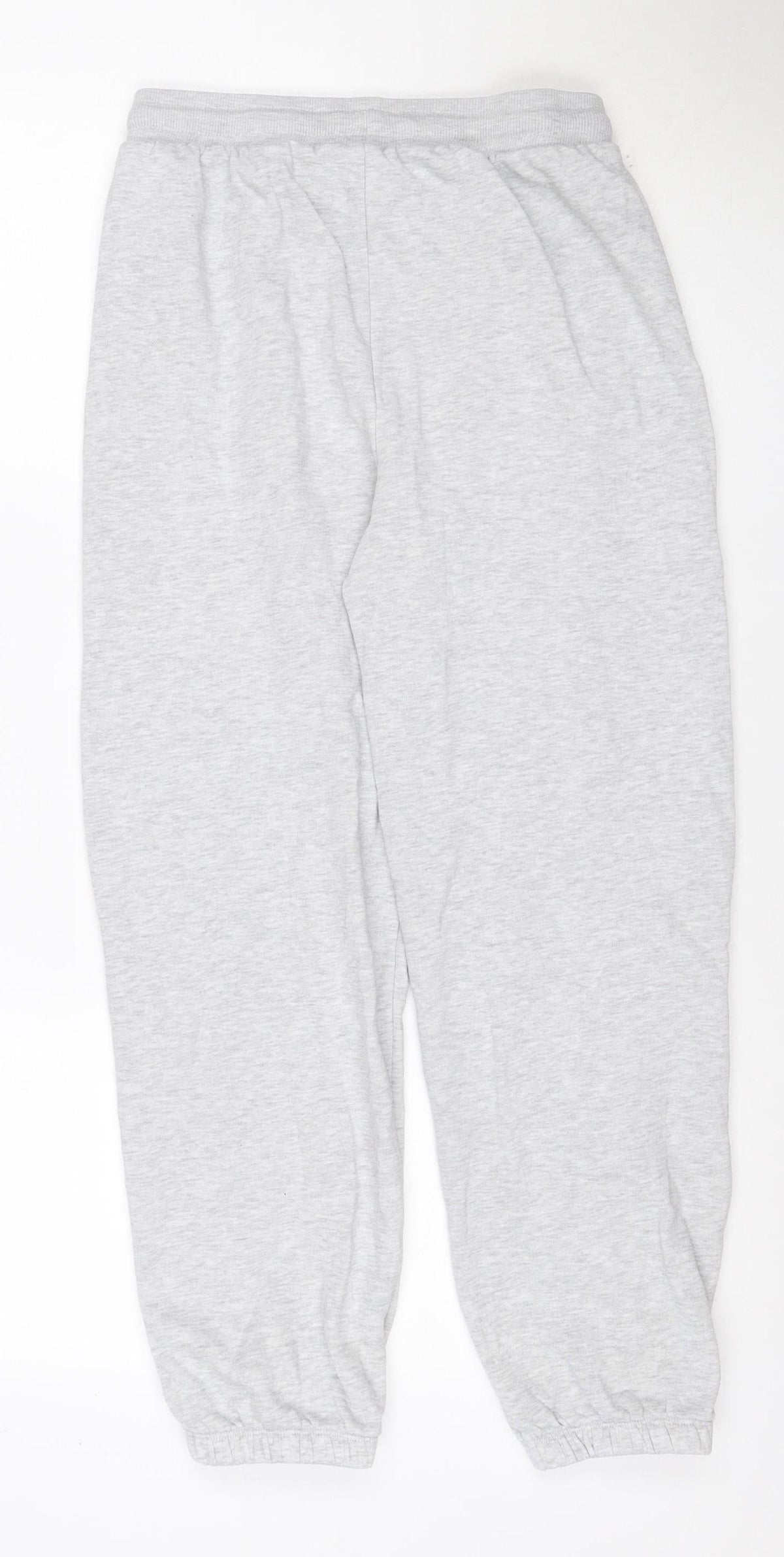 Back view of Disney girls’ grey 12 years stitch sweatpants joggers cotton blend