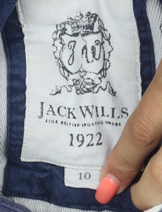 Jack Wills Women’s Blue Size 10 Pullover Hoodie Graphic Logo