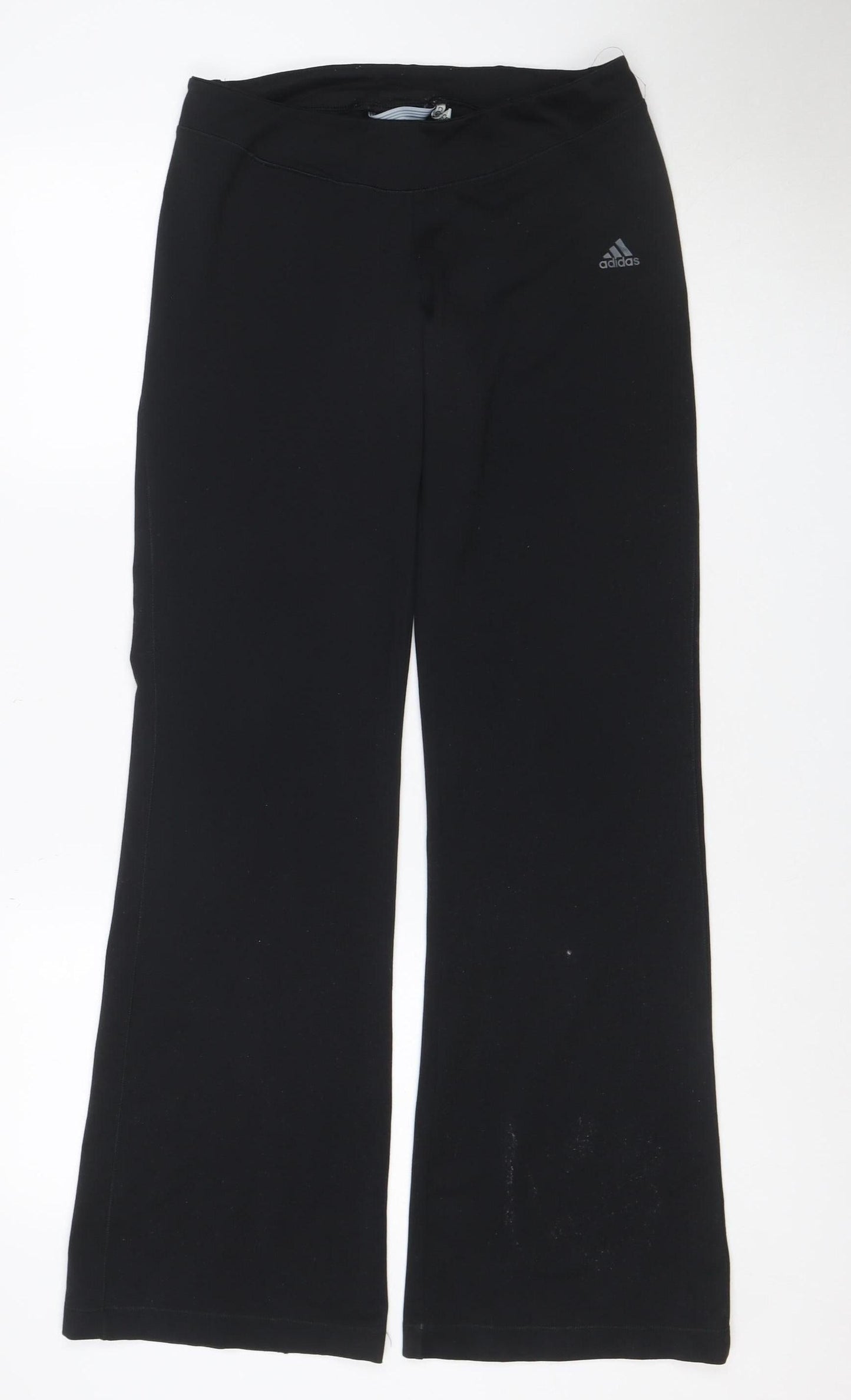 Adidas Women’s Black UK 12 Bootcut Stretch Gym Yoga Trousers
