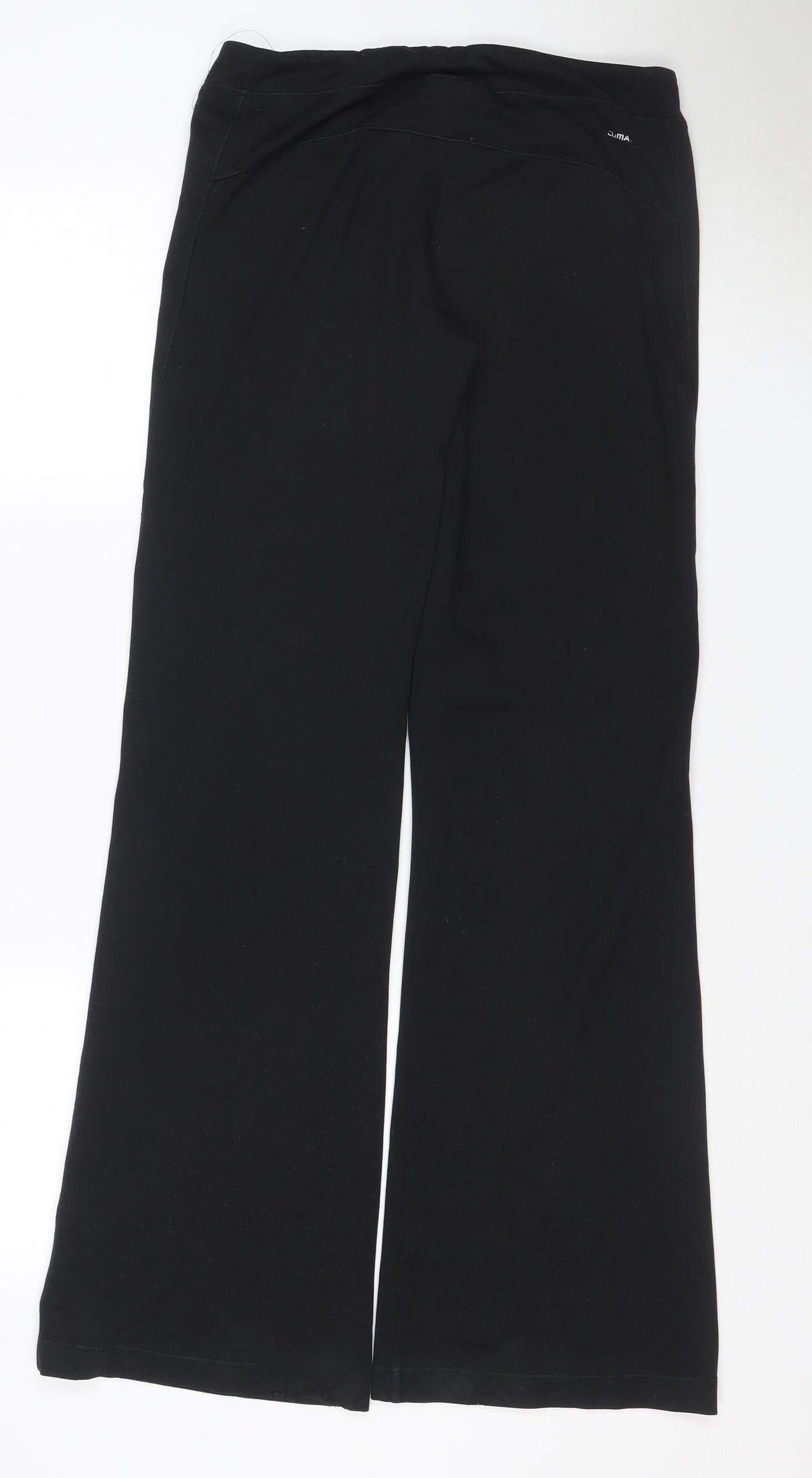 Adidas Women’s Black UK 12 Bootcut Stretch Gym Yoga Trousers