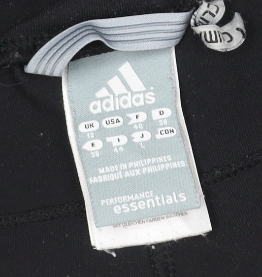 Adidas Women’s Black UK 12 Bootcut Stretch Gym Yoga Trousers