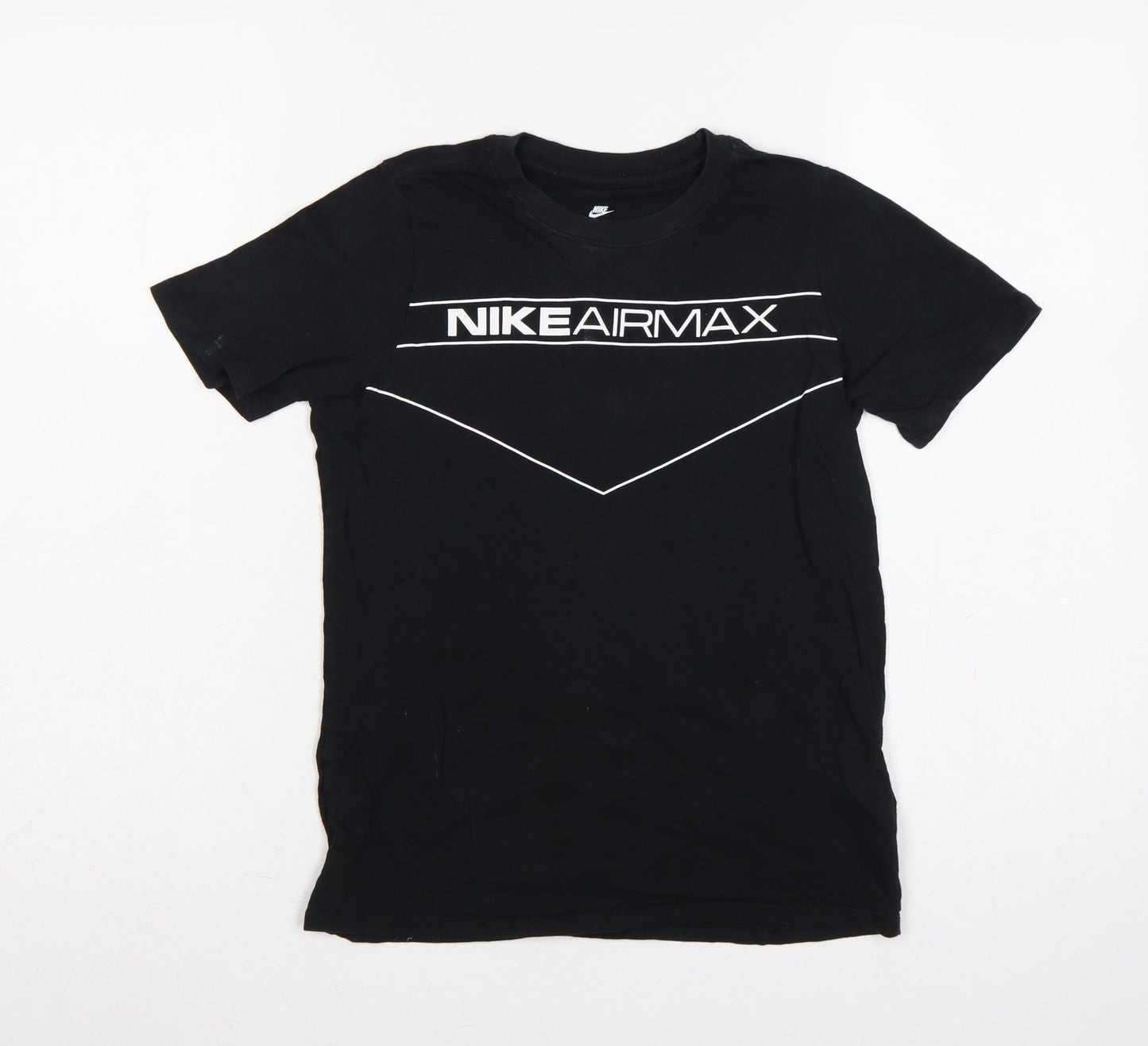 Nike Boys Black 10-12 Years Air Max Graphic Jersey T-Shirt