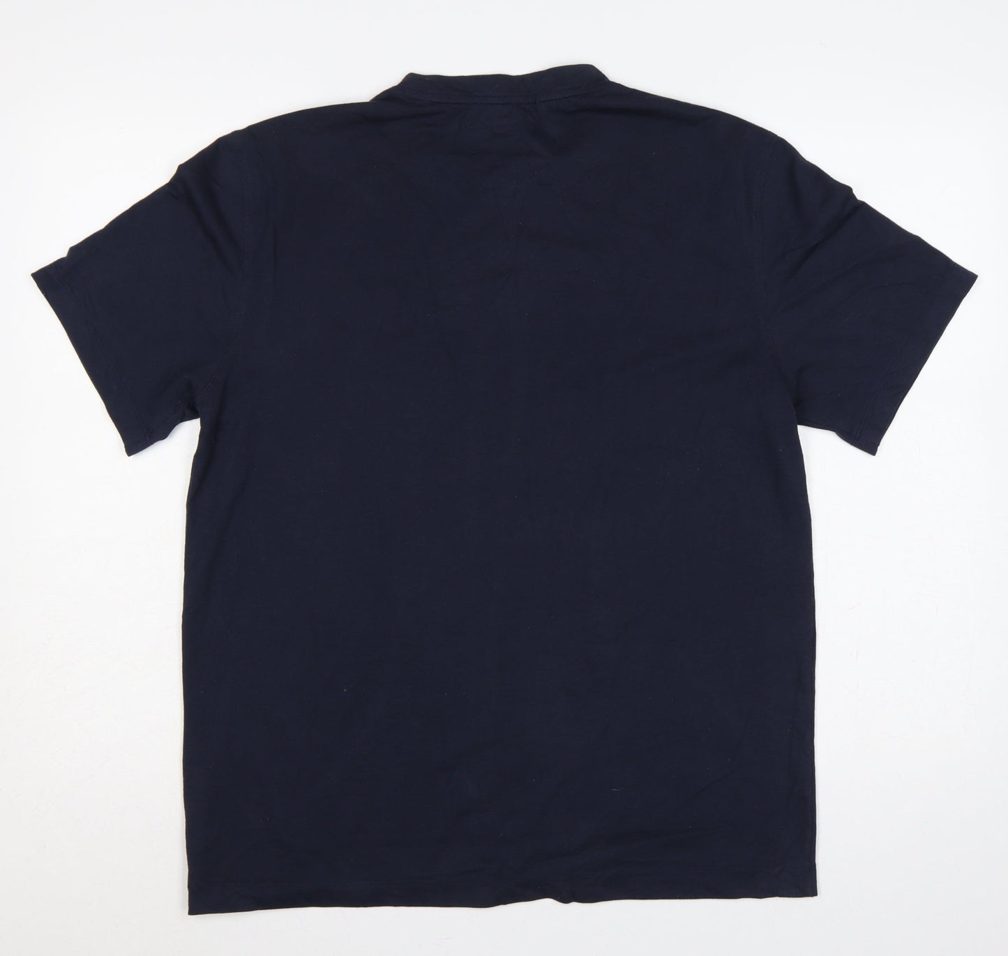 Champion Men’s Blue M Athletic Logo Short Sleeve Crew Neck T-Shirt