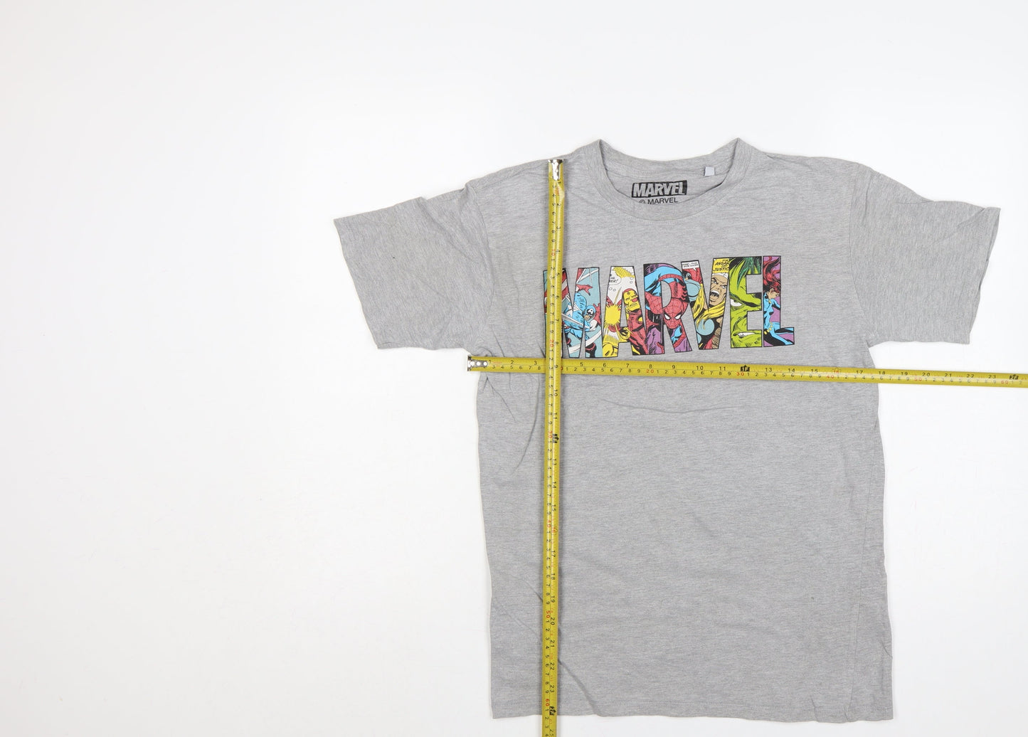 Marvel Boys Grey 12-13 Years Short Sleeve Graphic Print T-Shirt