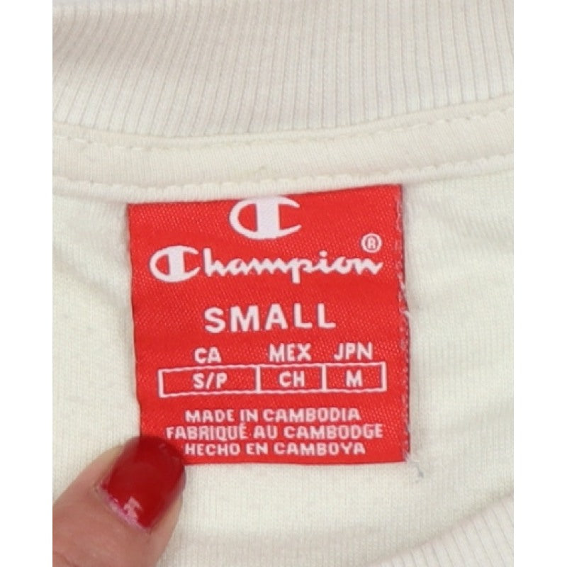 Champion Women’s Ivory & Black Small Logo Colourblock Sweatshirt