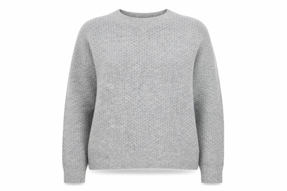 Kin by John Lewis Women’s Grey Alpaca Wool Knit Jumper Size 8