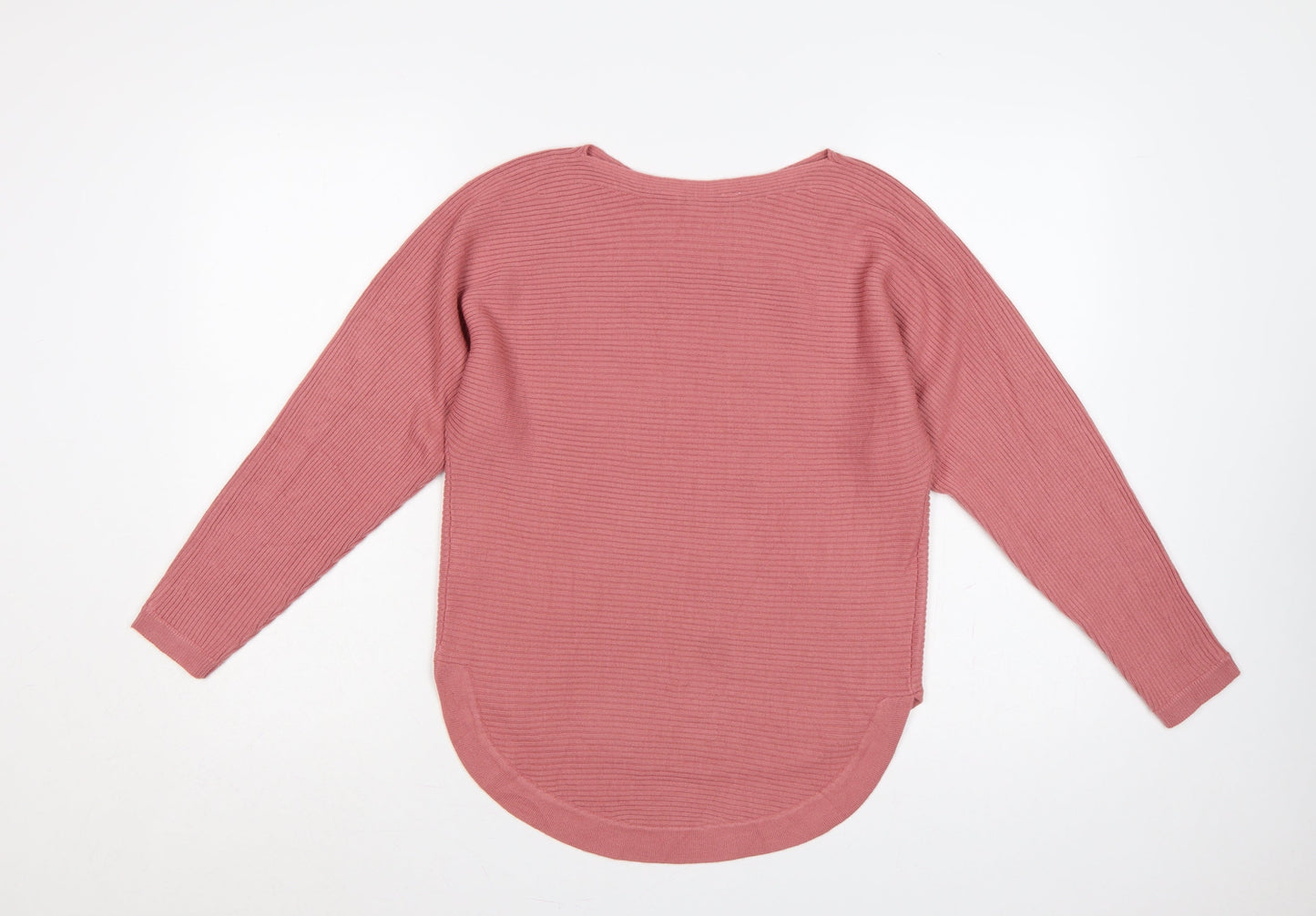 Principles Petite Women’s Pink Rib Knit Pullover Jumper UK 6