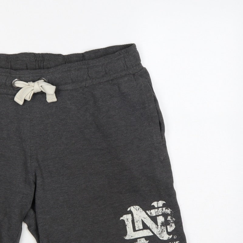 American Freshman Men’s Grey XL Notre Dame Sweat Shorts Logo