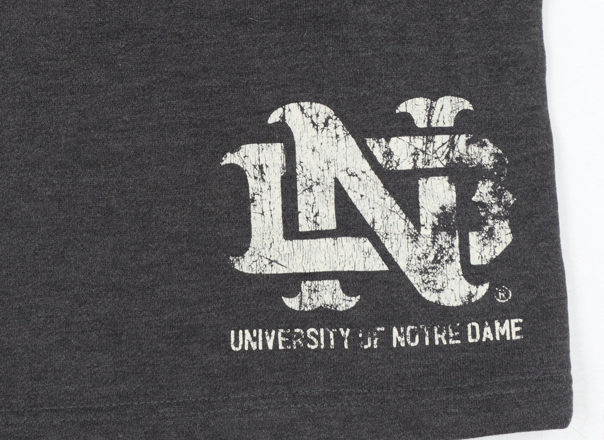 American Freshman Men’s Grey XL Notre Dame Sweat Shorts Logo